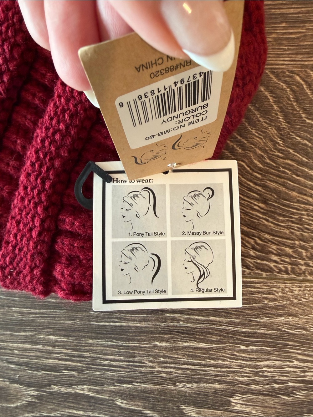 C.C Leopard Print Beanie - Picture 6 of 8